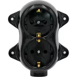 Двухместная розетка SVET РА16-5220 ретро SV0302-0022