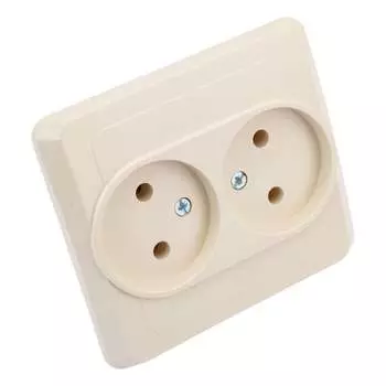 Двухместная розетка Systeme Electric Этюд PC16-005K