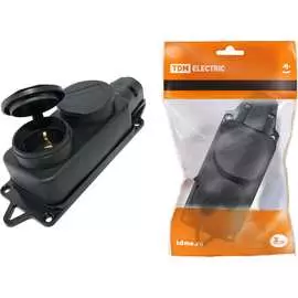 Двухместная розетка TDM ELECTRIC SQ0612-0010