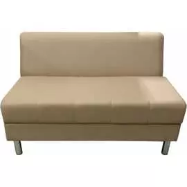 Двухместная секция дивана Мягкий Офис бежевая ФЛ601БЖ