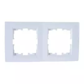 Двухместная вертикальная рамка Lezard KARINA 707-0200-152