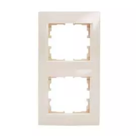 Двухместная вертикальная рамка Lezard KARINA 707-0300-152