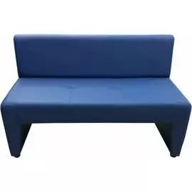 Двухместный диван Мягкий Офис синий РТ201СН