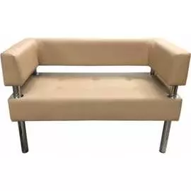 Двухместный диван Мягкий Офис бежевый СТР201БЖ