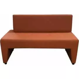 Двухместный диван Мягкий Офис правый оранжевый РТRT201ОР