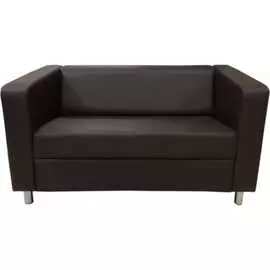 Двухместный диван Мягкий Офис шоколадный АП201ШК