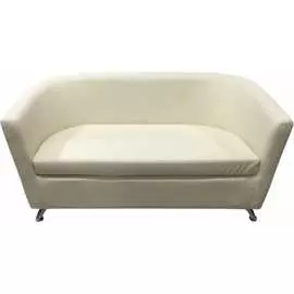 Двухместный диван Мягкий Офис кремовый ВЛН201КРМ