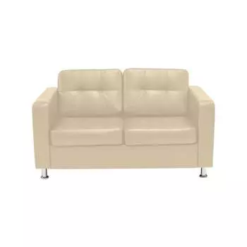 Двухместный диван Мягкий Офис бежевый ОК203БЖ