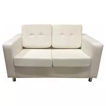 Двухместный диван Мягкий Офис кремовый ОК201КРМ