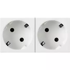 Двухместный механизм розетки Legrand