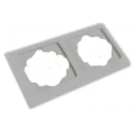 Двухпостовая горизонтальная рамка TDM ELECTRIC Лама SQ1815-0230