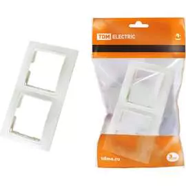 Двухпостовая горизонтальная рамка TDM ELECTRIC Таймыр SQ1814-0026