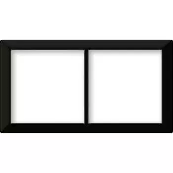 Двухпостовая рамка CGSS Практика PL-P102-BCM