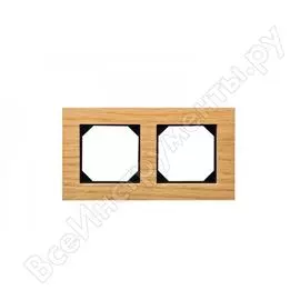 Двухпостовая рамка LIREGUS Эпсилон К14-245-02 E/OW 28-221