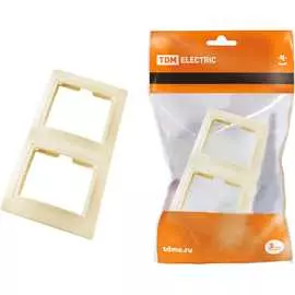 Двухпостовая вертикальная рамка TDM ELECTRIC Таймыр SQ1814-0125