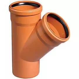 Двухраструбный тройник для наружной канализации Ostendorf 223330