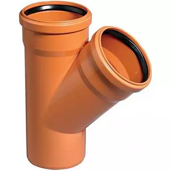 Двухраструбный тройник для наружной канализации Ostendorf 222300