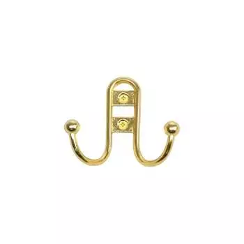 Двухрожковый крючок-вешалка ТУНДРА (арт.220L) LIGHT 4645205