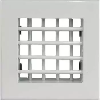 Двухрядная алюминиевая решетка Ventart