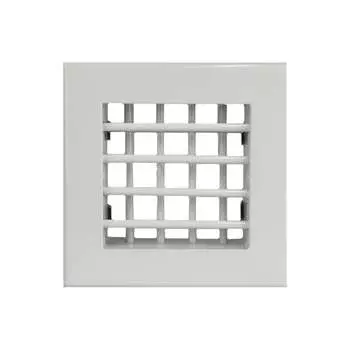 Двухрядная алюминиевая решетка Ventart 4687203264222