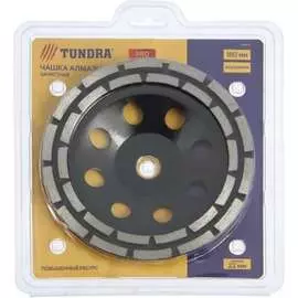 Двухрядная зачистная алмазная чашка TUNDRA