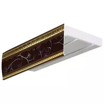 Двухрядный карниз Эскар ЭКОНОМ+ Антик 524430160