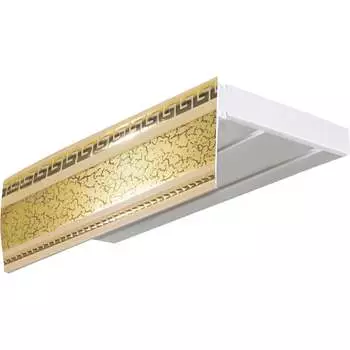 Двухрядный карниз Эскар ЭКОНОМ+ Антик 528430220