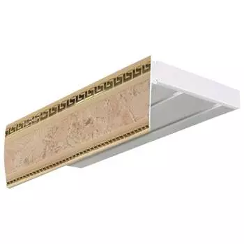 Двухрядный карниз Эскар ЭКОНОМ+ Антик 529430280