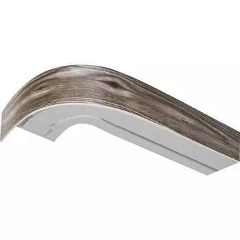 Двухрядный карниз Эскар Классика Палисандр 761430240