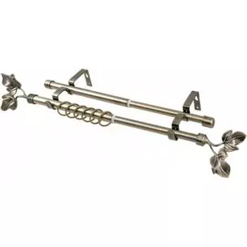 Двухрядный раздвижной кованый карниз LEGRAND