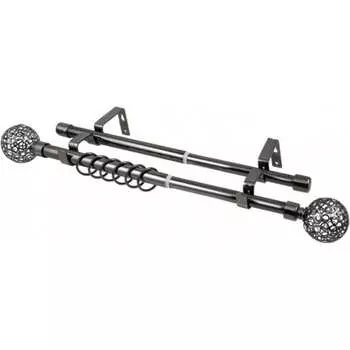 Двухрядный раздвижной кованый карниз LEGRAND