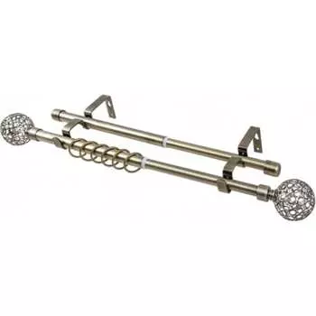 Двухрядный раздвижной кованый карниз LEGRAND