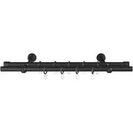 Двухрядный составной металлический карниз Peora