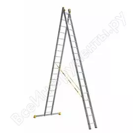 Алюминиевая двухсекционная лестница Алюмет