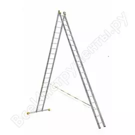 Алюминиевая двухсекционная лестница Алюмет