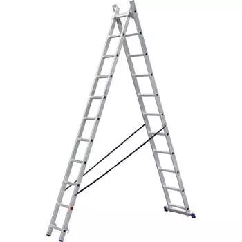 Двухсекционная алюминиевая лестница SMARTY SN011-211