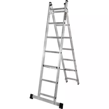 Двухсекционная алюминиевая лестница Вихрь