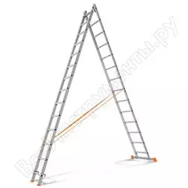 Двухсекционная лестница Эйфель Гранит 2х14
