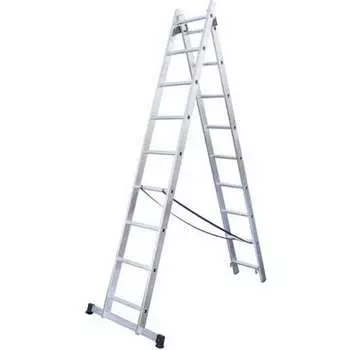 Двухсекционная раскладная лестница НАШ 111209