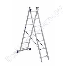 Двухсекционная универсальная алюминиевая двухсекционная лестница Алюмет H2 5207