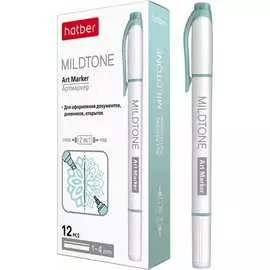 Двухсторонний артмаркер Hatber Mildtone PASTEL 060861