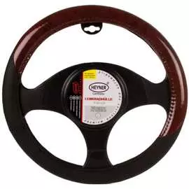 Двухсторонний чехол на руль из перфорированной экокожи (37-39см) heyner 604 000
