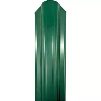 Двухсторонний металлический полукруглый штакетник Таврос