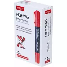 Двухсторонний перманентный маркер Hatber Highway 069852