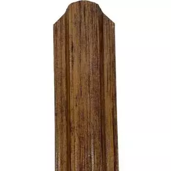 Двухсторонний полукруглый металлический штакетник Таврос