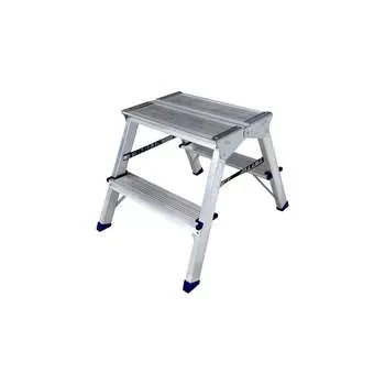 Двухсторонняя алюминиевая стремянка Алюмет ADK6202