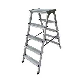 Двухсторонняя алюминиевая стремянка Алюмет ADK6205