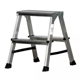 Двухсторонняя алюминиевая стремянка Олимп