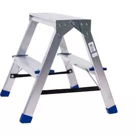 Двухсторонняя алюминиевая стремянка STAIRS AS202