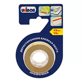 Двухсторонняя клейкая лента для фиксации бумаги и пленки Unibob